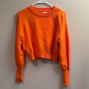 Dreamers By Debut Orange Women's Sweater